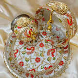 JODIDAARR MAJESTIC ELEGANCE KARWA CHAUTH PUJA SET