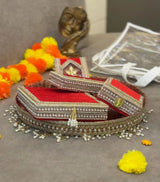 JODIDAARR ROYAL VERMILLION WEDDING SHAGUN THAL SET