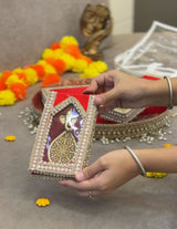 JODIDAARR ROYAL VERMILLION WEDDING SHAGUN THAL SET
