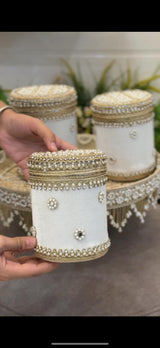 JODIDAARR ROYAL PEARL BHAJII PEEPA SET