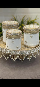 JODIDAARR ROYAL PEARL BHAJII PEEPA SET