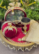 JODIDAARR HERITAGE KARWA CHAUTH THALI SET β TRADITION REDEFINED