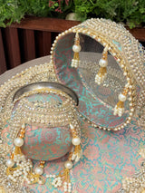 Jodidaarr Karwachouth Set – Premium Thali, Kalash & Accessories for a Royal Celebration