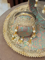 Jodidaarr Karwachouth Set – Premium Thali, Kalash & Accessories for a Royal Celebration