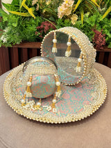 Jodidaarr Karwachouth Set – Premium Thali, Kalash & Accessories for a Royal Celebration