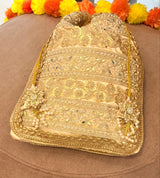 Exquisite Handworked Golden Thali & Potli – Jodidaarr Premium Collection