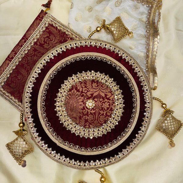 JODIDAARR HERITAGE SPLENDOUR SHAGUN THALI SET