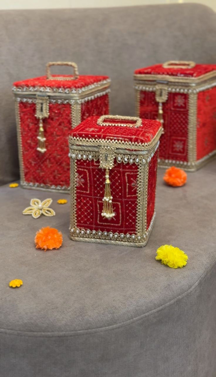 JODIDAARR  PREMIUM  PUNJABI BHAJII PEEPA SET | SET OF 3