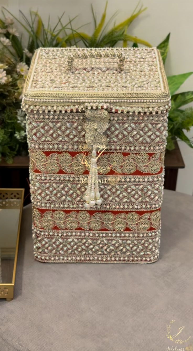 JODIDAARR IMPERIAL BHAJII PEEPA BOX | SET OF 3