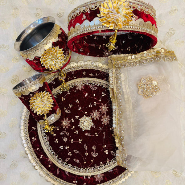PREMIUM KARWACHOUTH THALI SET