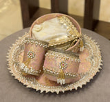 ✨ ROYAL ELEGANCE KARWA CHAUTH THALI SET – JODIDAARR SIGNATURE ✨