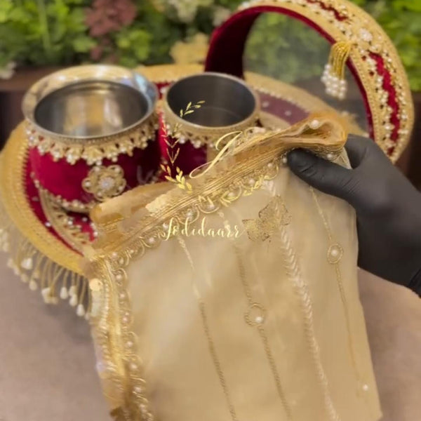 JODIDAARR HERITAGE KARWA CHAUTH THALI SET – TRADITION REDEFINED
