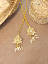 Exquisite Handworked Golden Thali & Potli – Jodidaarr Premium Collection