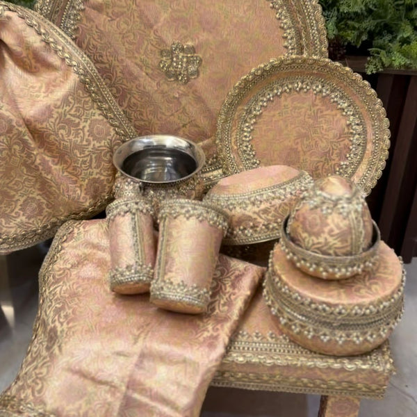 Jodidaarr Royal Mayian Ceremony Set – Complete Haldi & Mehndi Essentials (13 Items)