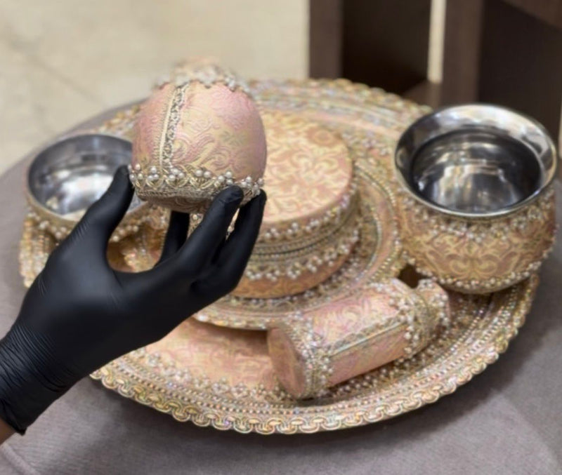 Jodidaarr Royal Mayian Ceremony Set – Complete Haldi & Mehndi Essentials (13 Items)